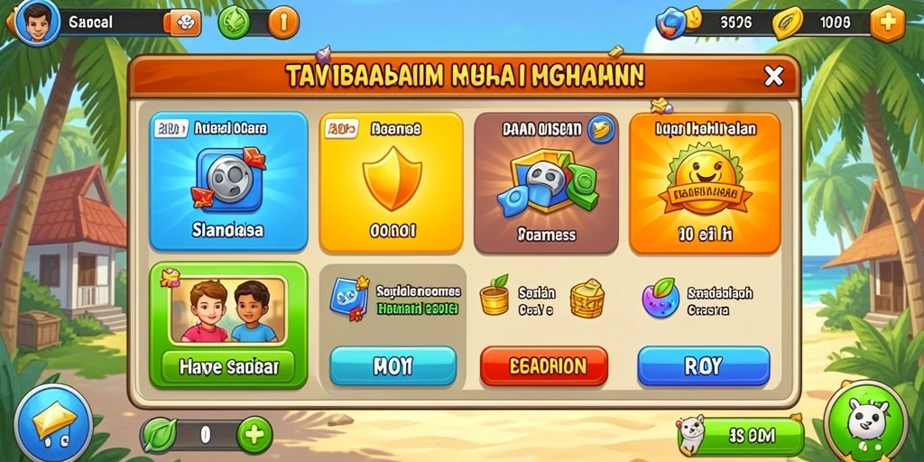 Tampilan grafis yang menakjubkan dan berwarna.