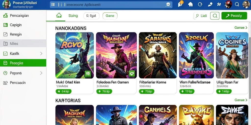 Tangkapan layar permainan slot yang mengasyikkan.