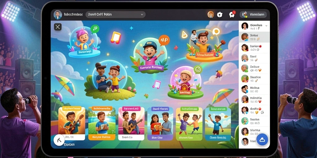 Tampilan antarmuka aplikasi yang user-friendly.