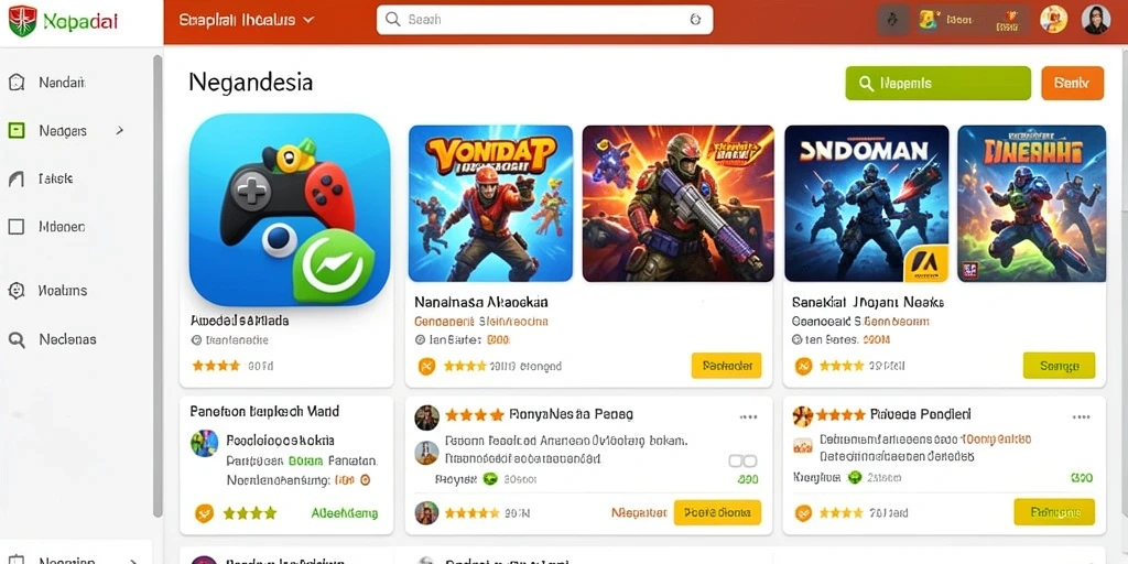 Tampilan antarmuka yang sederhana dan menarik.