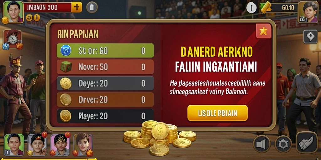 Screenshot aplikasi OMUTOGEL menampilkan antarmuka yang user-friendly.