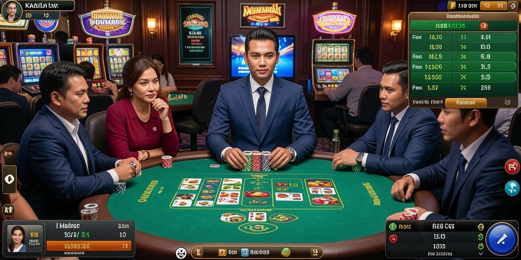 Tampilan antarmuka utama game PENITI4D.