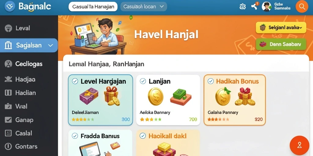 Tampilan antarmuka yang menarik dan user-friendly.