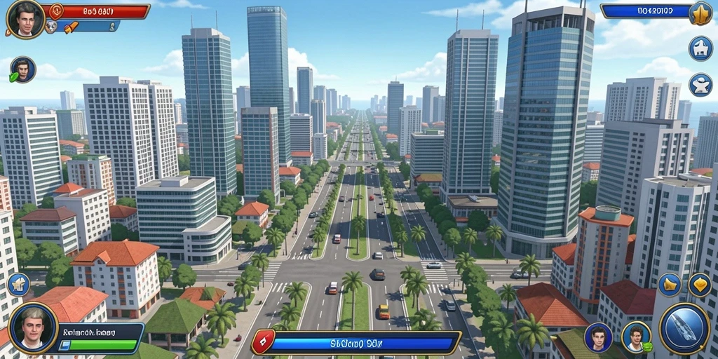 Screenshot menampilkan aksi karakter menantang monster.