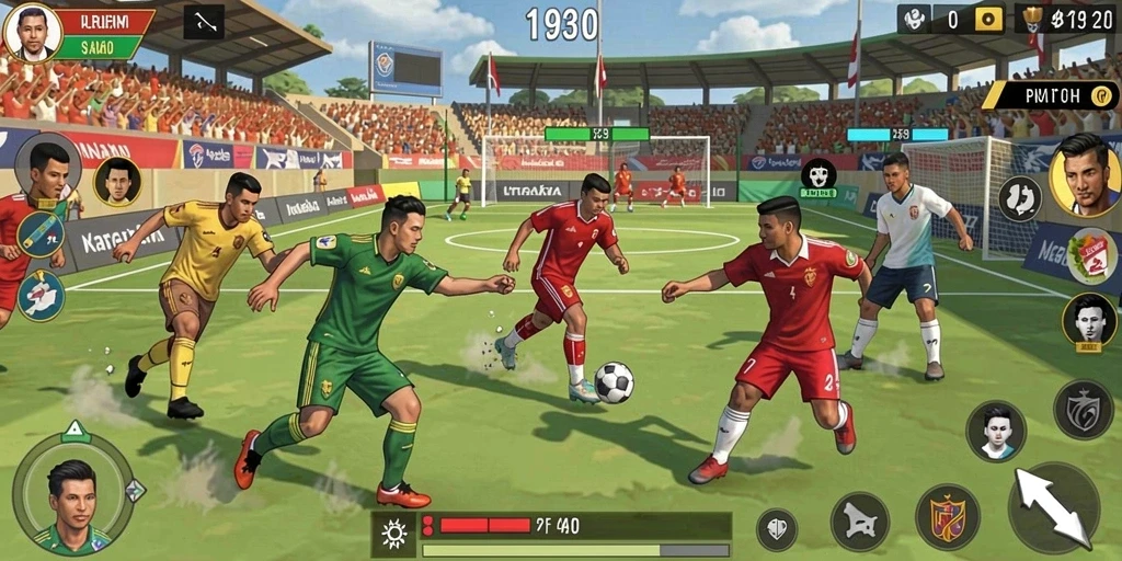 Tampilan grafis yang menawan dan penuh warna.